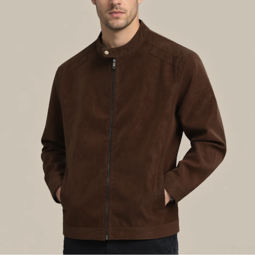 James - Suede-Leather Jacket | By Julian & Claire Toronto