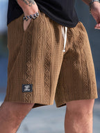 Brock - Diamond Knit Lounge Shorts | By Julian & Claire Toronto