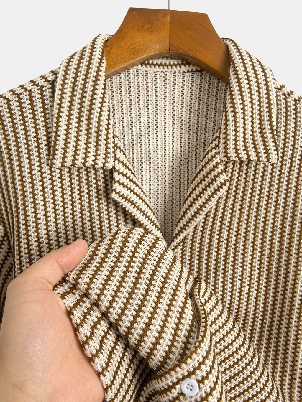 Tatum - Refined Striped Button-Up Shirt | By Julian & Claire Toronto