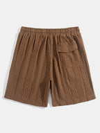 Brock - Diamond Knit Lounge Shorts | By Julian & Claire Toronto