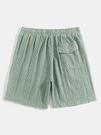 Brock - Diamond Knit Lounge Shorts | By Julian & Claire Toronto