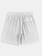 Brock - Diamond Knit Lounge Shorts | By Julian & Claire Toronto