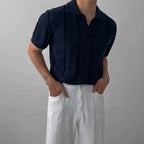 Roger - Classic Knitted Polo Shirt | By Julian & Claire Toronto