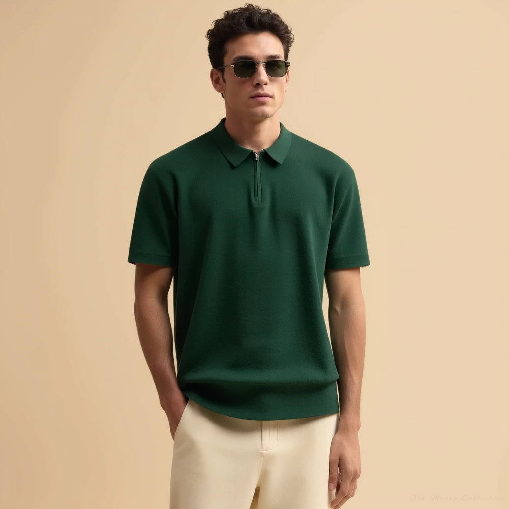 Caleb - Zip-Up Polo | By Julian & Claire Toronto