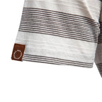 Warner -  Striped Short Sleeve Polo Shirt | By Julian & Claire Toronto