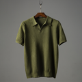 Russel - Lightweight Textured Polo Shirt | By Julian & Claire Toronto