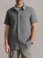 Walt -  Button-Down Short Sleeve Shirt | By Julian & Claire Toronto