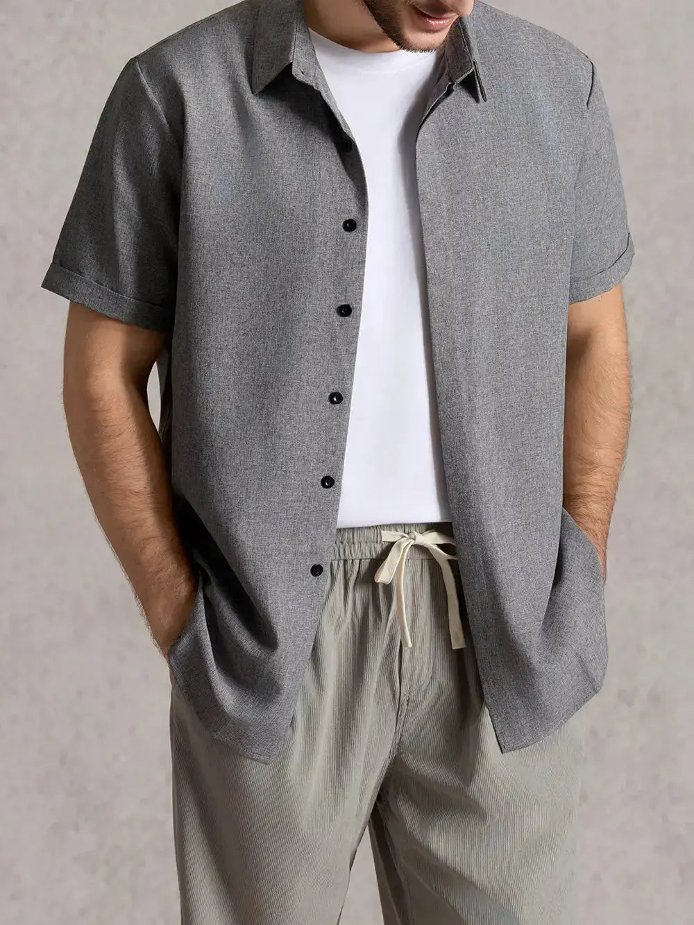 Walt -  Button-Down Short Sleeve Shirt | By Julian & Claire Toronto