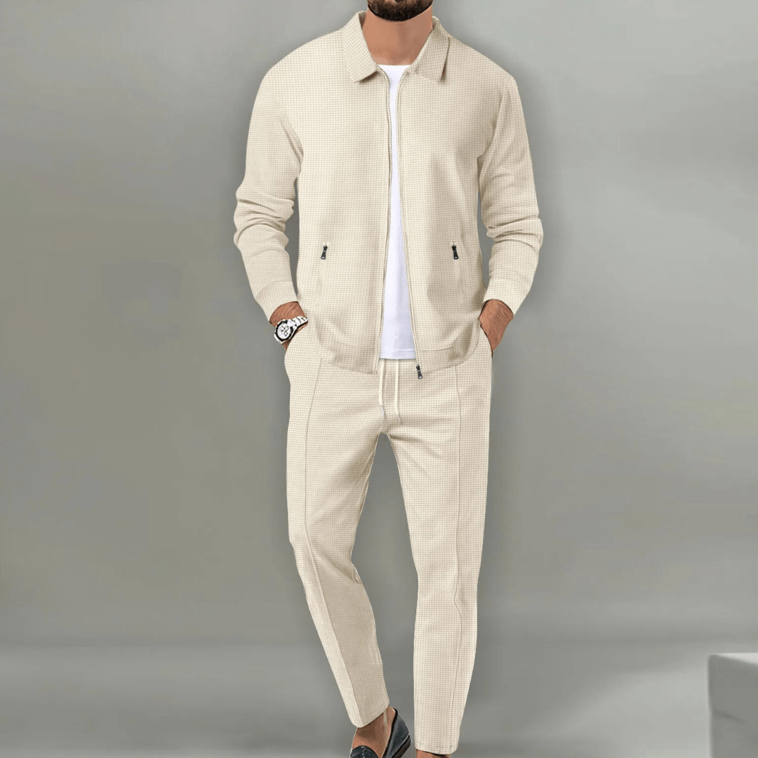 Dorian - Modern Textured Jacket & Trouser Set | By Julian & Claire Toronto