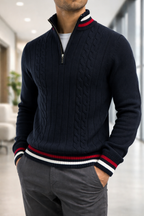 Grayson - Classic Luxe Zip Sweater | By Julian & Claire Toronto