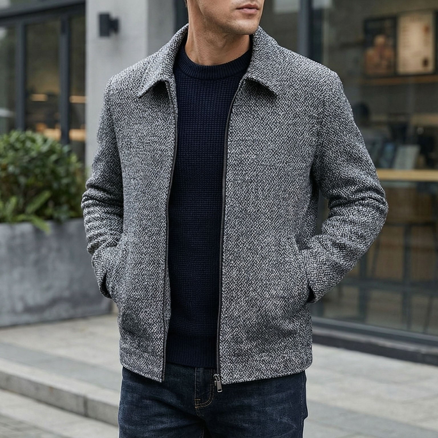 Dillon - Modern Utility Zip Jacket | By Julian & Claire Toronto