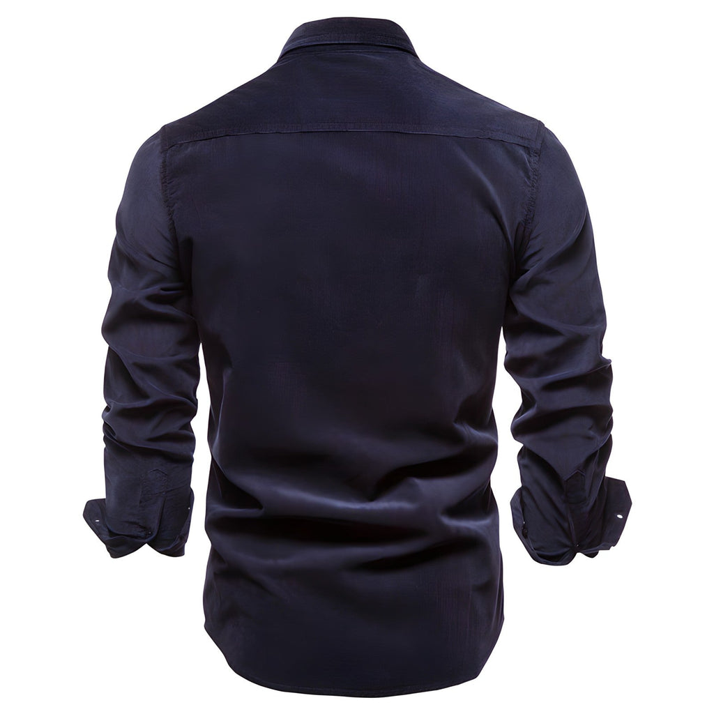 Brian - Classic Military Style Button-Up Shirt | By Julian & Claire Toronto