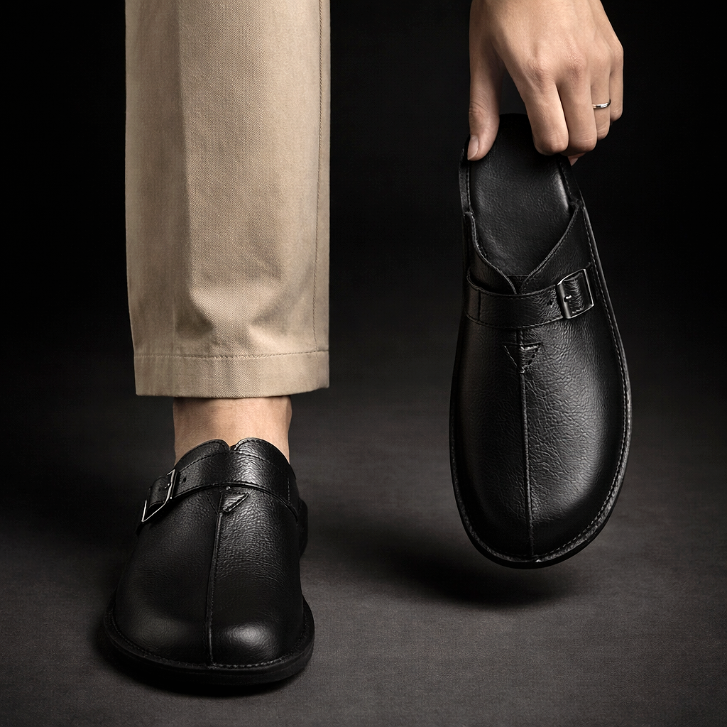 Ross - Classic Slip-On Comfort Mules | By Julian & Claire Toronto