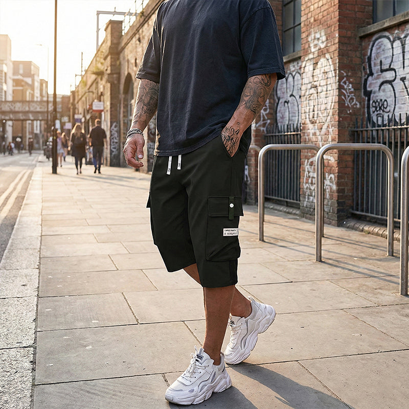 Hayes - Tailored Casual Drawstring Shorts | By Julian & Claire Toronto