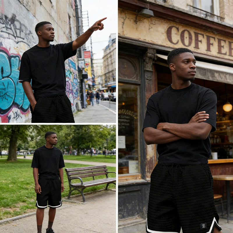 Stefano - Sport Shorts | By Julian & Claire Toronto
