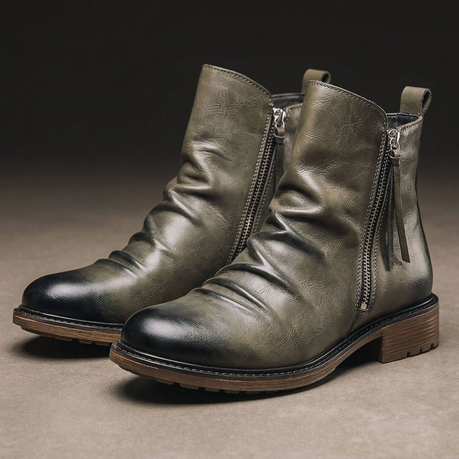 Alexander - Classic Urban Zip Boots | By Julian & Claire Toronto