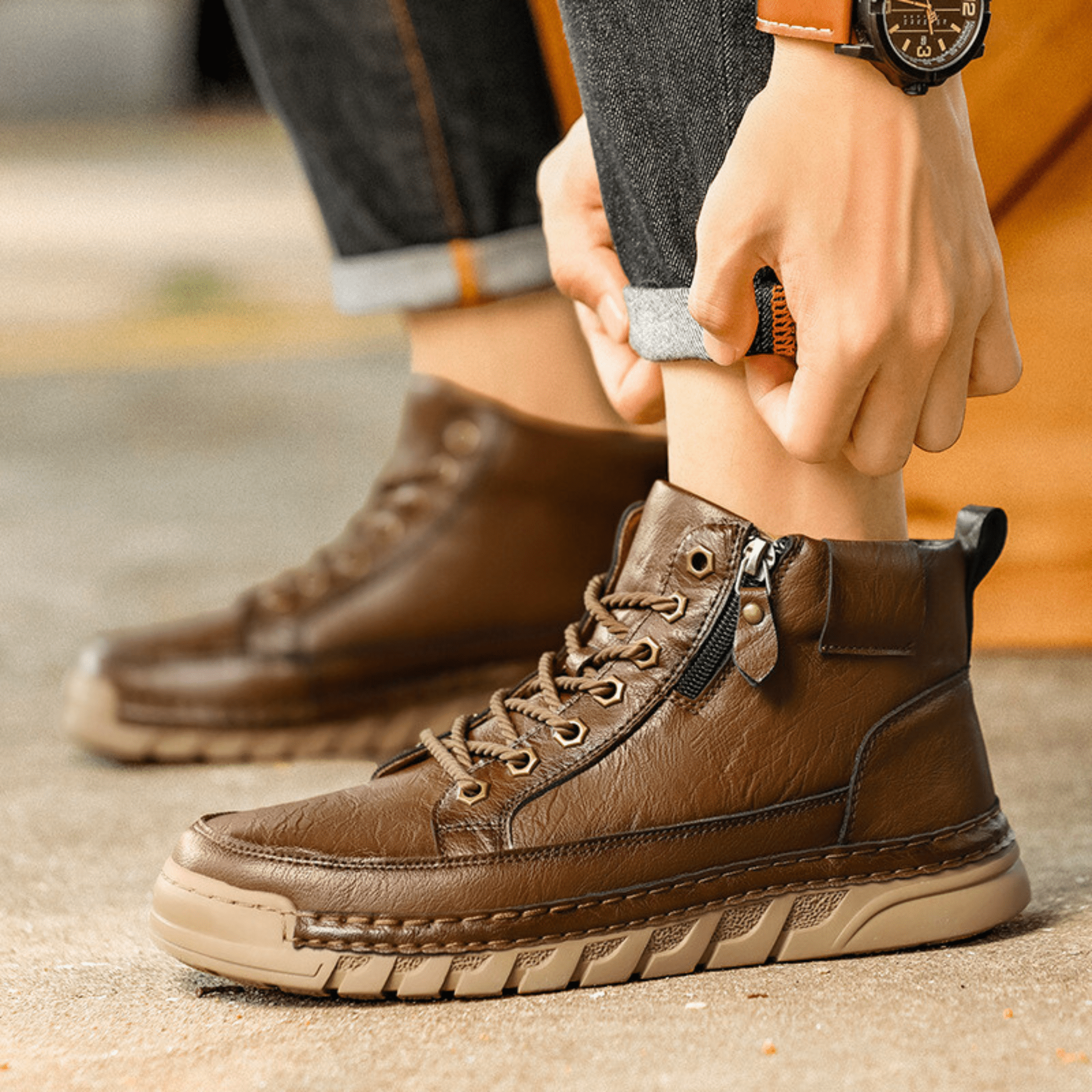 Garrison - Premium Comfort Ankle Boots | By Julian & Claire Toronto